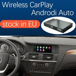 Interface CarPlay sans fil pour BMW CIC NBT System X3 F25 X4 F26 2011-2016 avec Android Auto Mirror Link AirPlay Car Play296e