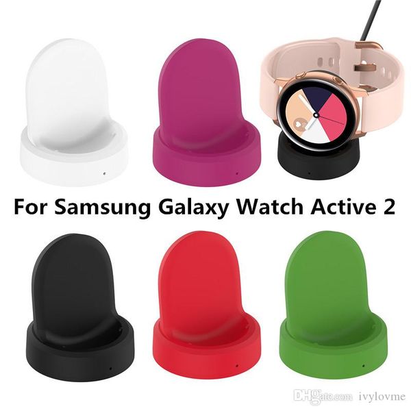 Chargeur sans fil Dock de charge Base de charge rapide pour Samsung Galaxy Watch Active 2 40/44MM accessoires de montre intelligente
