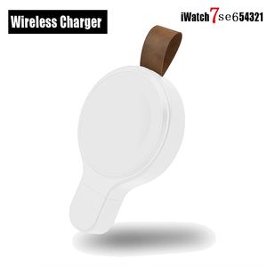 Chargeur sans fil pour Apple Watch Series 7 6 5 4 3 2 SE smartwatch Accessoires Station de chargement USB portable iwatch cargador avec porte-clés