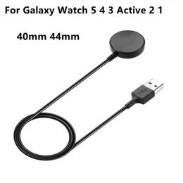 Cargador inalámbrico para Samsung Galaxy Watch 5 4 3 Active 2 40mm 44mm Reloj inteligente Cable USB tipo C Carga rápida Base de carga Cargador portátil