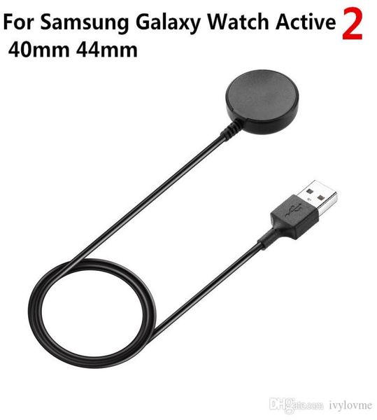 Chargeur sans fil pour Samsung Galaxy Watch Active 2 40mm 44mm montre intelligente câble USB charge rapide station de charge Portable Char8511597