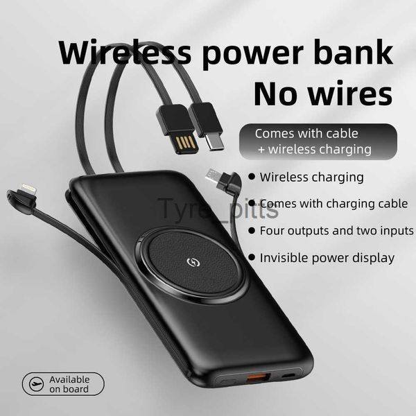 Chargeurs sans fil 10000mAh Power Bank Chargeurs sans fil Batterie portable Batterie externe pour iphone 11 12 12Pro Power Bank Livraison gratuite x0803