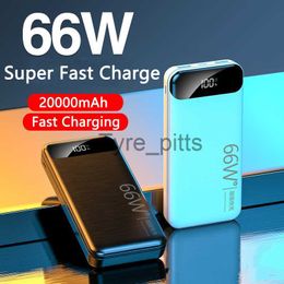 Chargeurs sans fil 66W Super Fast Charging 20000mAh Power Bank pour Huawei Samsung Chargeur de batterie externe pour iPhone 12 Xiaomi Portable Powerbank x0803
