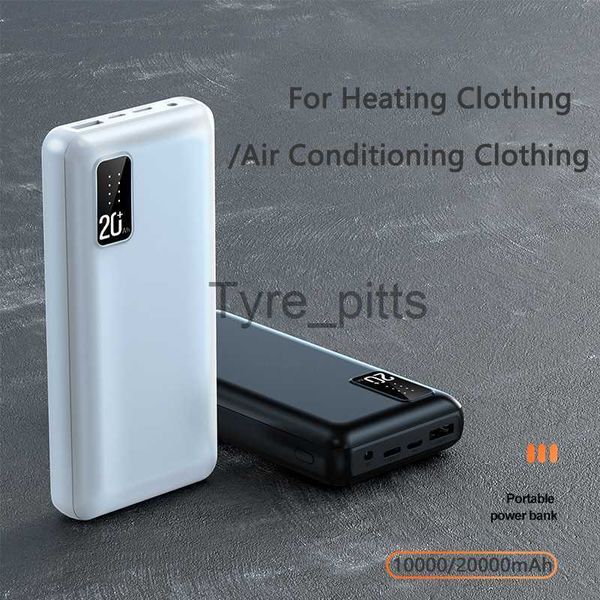 Chargeurs sans fil 7.4V DC Power Bank pour veste chauffante 20000mAh Chargeur portable Batterie externe Powerbank pour Xiaomi Mi iPhone 14 Poverbank x0803