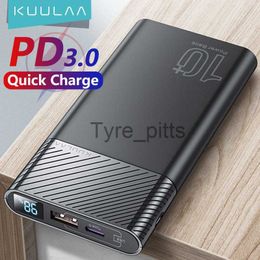 Chargeurs sans fil KUULAA Power Bank 10000mAh QC PD 3.0 PoverBank Charge rapide PowerBank 10000 mAh USB Chargeur de batterie externe pour iPhone 14 13 x0803
