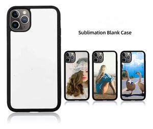 Étui de téléphone à sublimation 2D vierge de chargement sans fil pour iPhone 15 14 Pro Max 12 13 14 Plus Étui de couverture de téléphone à transfert de chaleur avec insert en plastique