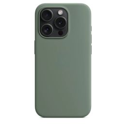 Cajas de teléfono de silicona magnéticas de carga inalámbrica para iPhone 15 Pro Max 15 plus contraportada a prueba de golpes con caja