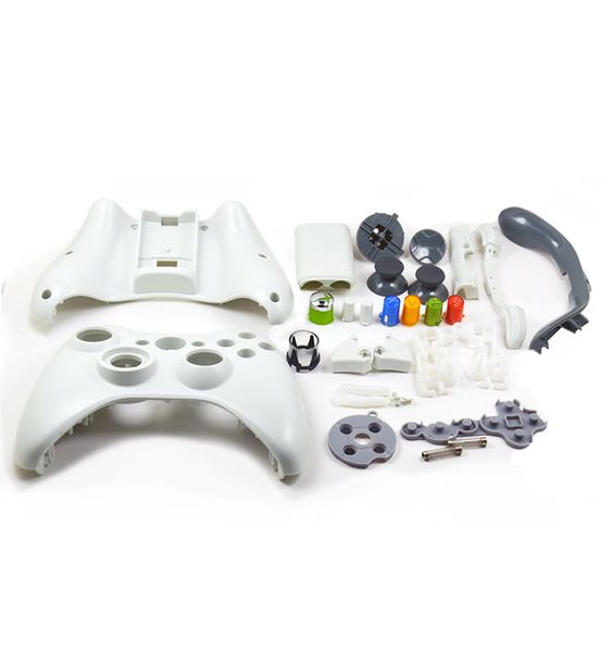 Coque de boîtier de contrôleur sans fil pour remplacement de boîtier de boîtier Xboxes 360 avec Kit de boutons