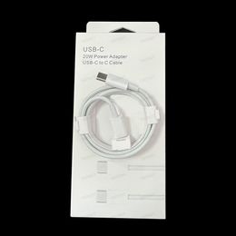 Ensemble de chargeurs USB PD 2 en 1 de haute qualité de 20 W, charge rapide, adaptateur de prise EU US, alimentation rapide, chargeur iPhone pour iPhone 15 14 13 12 11 X 7 8 Pro et téléphones Android