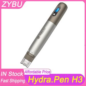 Stylo Derma sans fil Hydra.Pen H3 professionnel MTS Microneedling Dermapen, appareil de beauté pour soins de la peau avec cartouches d'aiguilles à 12 broches, tampon de mésothérapie, outil facial