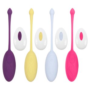 Gode sans fil vibrateur oeuf jouets sexuels pour femmes 12 fréquence de Vibration télécommande portable vibrant oeuf culotte jouet