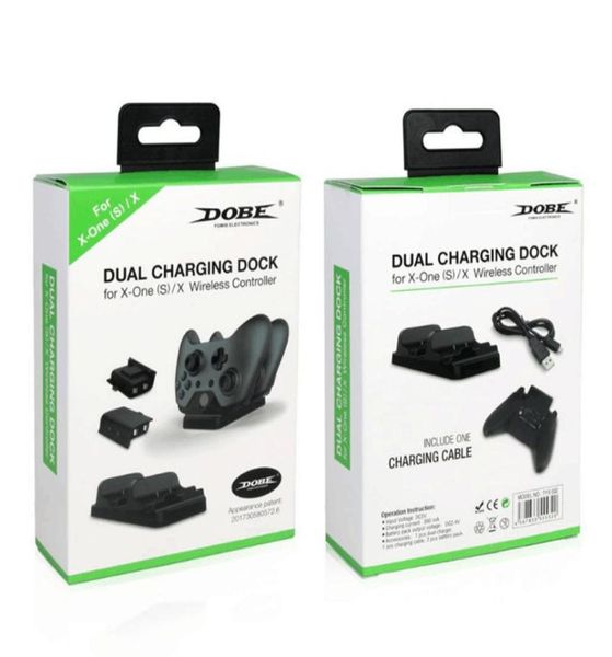 Chargeur de contrôleur de quai de quai à double charge sans fil 2pcs Batteries rechargeables pour Xbox One Best Double Charging Station 7026363