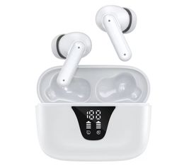 Draadloze oordopjes 9D waterdicht in oorhoofdtelefoon oortelefoon oortelefoon hoofdtelefoons ANC TWS oortelefoon 2024