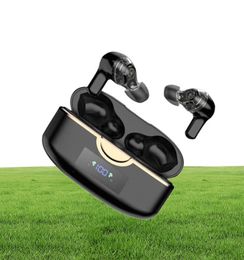 Draadloze oordopjes-hoofdtelefoon met HEREN-microfoon Ruisonderdrukking Bluetooth-headset Dubbele bewegende spoel Vier luidsprekers voor iPhone Hua1192678