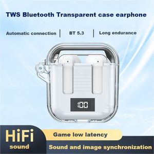 Écouteur sans fil Écouteur intra-auriculaire TWS Casque Bluetooth Modèle TM90 Écran miroir Affichage LED Deux écouteurs avec microphone intégré Casque sans fil de haute qualité
