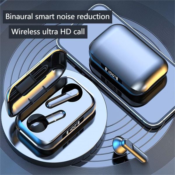 Écouteur sans fil Sport écouteur intra-auriculaire K70 modèle TWS casque Bluetooth deux écouteurs avec microphone intégré affichage LED casque de haute qualité