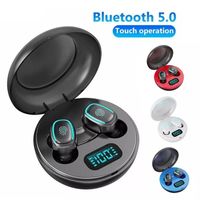 Écouteurs sans fil A10 TWS Bluetooth 5.0 Écouteurs intra-auriculaires HiFi sans fil avec boîte de charge numérique Mini Casquettes de sport VRAI Écouteurs Earbuds