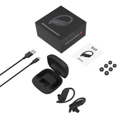 Écouteurs sans fil Power Pro B10 Bluetooth 50, avec étui de chargement, crochet d'oreille de sport pour téléphones portables 4479410