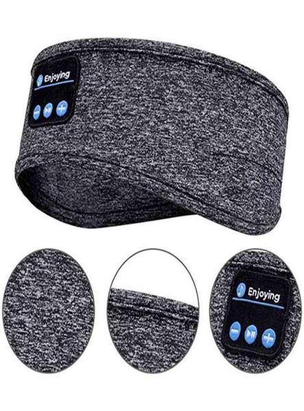 Écouteurs sans fil Casque de sommeil Casque Bluetooth Foulard Musique sans fil Bandeau de sport intégré Masque pour les yeux de musique de sommeil6123743