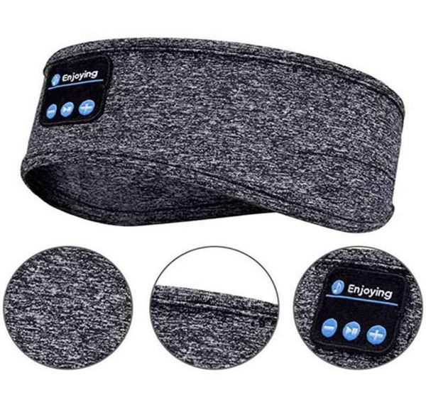 Écouteurs sans fil Casque de sommeil Bluetooth Foulard Musique sans fil Bandeau de sport Construit dans la musique de sommeil Masque pour les yeux4861981