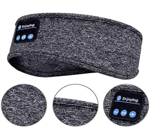 Écouteurs sans fil, casque de sommeil, foulard Bluetooth, musique sans fil, bandeau de sport intégré, masque pour les yeux, musique de sommeil6734038