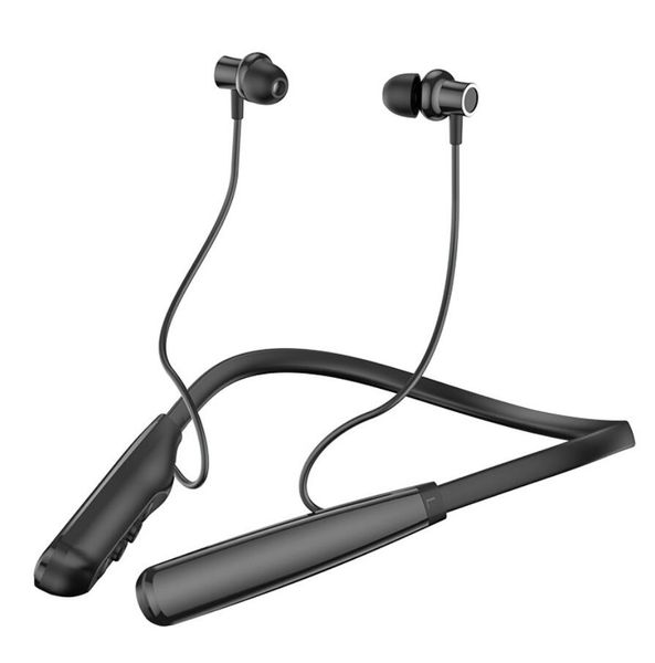 Écouteurs sans fil Bluetooth BT5.3, oreillettes à affichage LED, tour de cou, casque de Sport, antibruit, Y10