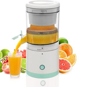 Wireless Electric Citrus Juicer Sinaasappels Juice Squeezer Machine USB oplaadbare draagbare sapper voor sinaasappel, citroen, grapefruit, watermeloen