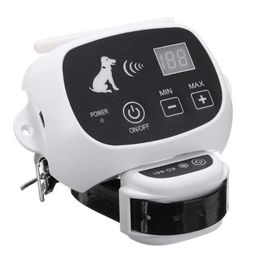 Draadloos elektrisch hondenheksysteem Zender Waterdichte hondentrainingshalsband LCD-scherm Veiligheid Dierenbenodigdheden299o