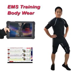 Wireless EMS Fitness Training Pak XEMS App Pad of Telefoon Control Android-systeem voor Muscle Stimulator Apparatuur XEM's Trainingsmachine door DHL