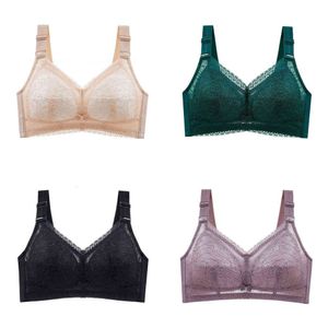 Draadloze herfstsweet beha's voor vrouwen dunne lingeire plus size kanten ondergoed minimalisatie Brassiere B C D E Cup 211110 Siere Up