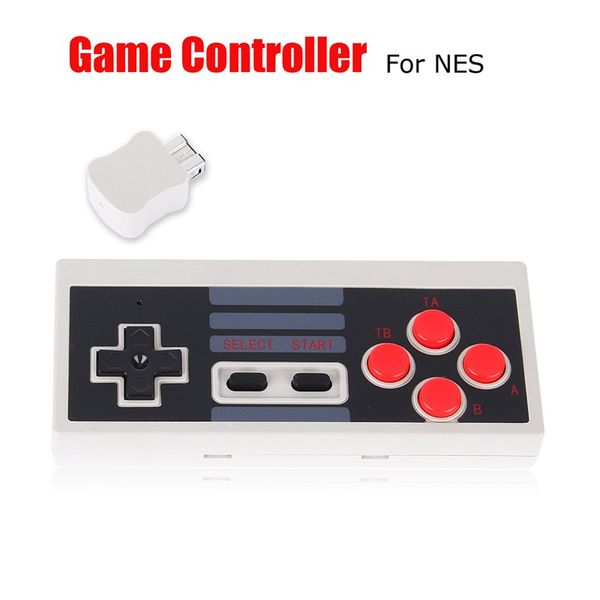 Contrôleur de jeu sans fil pour NES Classic Edition Gamepad pour NES Mini Button Joypad avec récepteur sans fil de haute qualité FAST SHIP