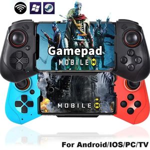 Contrôleur de téléphone mobile GamePad Wireless pour Androidsteam Bluetooth Gaming Controle Joystick Stretch Game Give PC 240418
