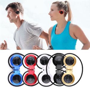 Freeshipping Casque sans fil Bluetooth Mini 503 Sport Musique Écouteurs stéréo Emplacement pour carte MicoD Radio FM Mini503 pour iphone 6/7 Alfcl