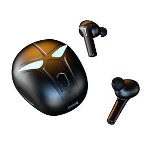 Draadloze hoofdtelefoon TWS oortelefoons Bluetooth Auto paren oplaadbox lichten stereo bas oordopjes in oor slimme touch play games headset voor Android Samsung iOS telefoon
