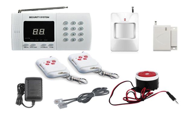 Système d'alarme de mouvement infrarouge PIR sans fil pour maison et bureau, système d'alarme de sécurité anti-cambriolage, numérotation automatique, 99 Zones, Set2092382