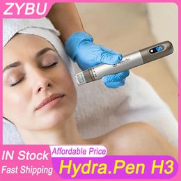 Draadloze Hydra Derma Microneedle Pen Professionele Dermapen Rolling Cartridges Micro Needling Stempel voor Auto Serum Huidverzorging Hydrapen H3 Gezichtsschoonheidsapparaat