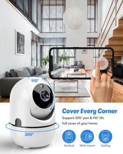 Wireless IP -camera WiFi 360 CCTV Mini Pet Video Surveillance met Baby Monitor 2MP Smart Home