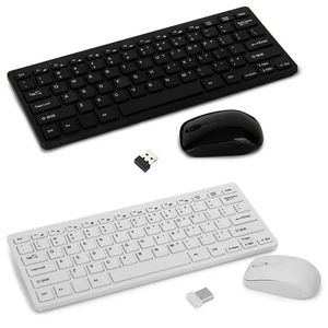 Juego de teclado y ratón inalámbricos, Plug & Play portátil, teclado mecánico, ratón para ordenador, portátil, PC