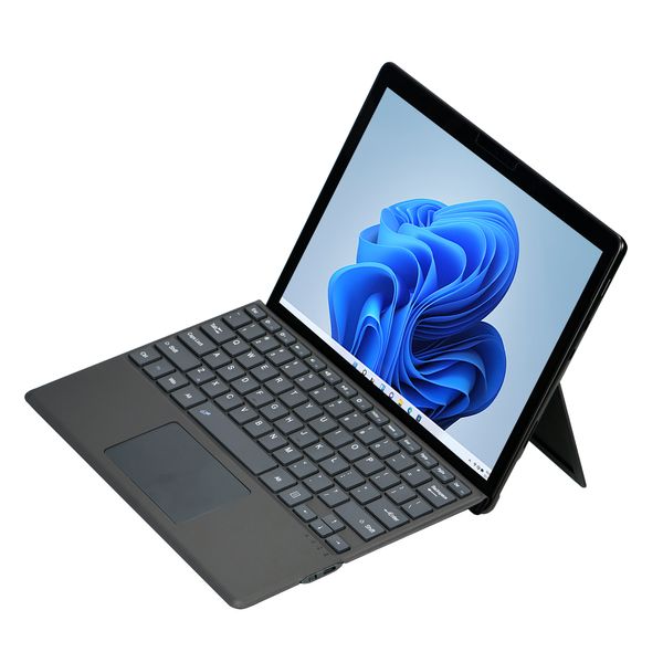 La version tactile magnétique du clavier sans fil avec style de fente pour stylet convient à la prise en charge de Microsoft Surface PRO8 et proX pour jouer à des jeux