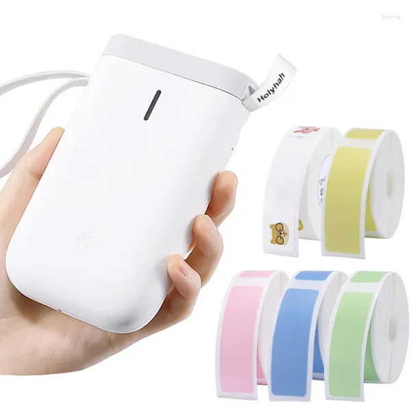 Imprimante d'étiquettes sans fil de poche Portable, Bluetooth, impression thermique rapide, usage domestique, bureau P