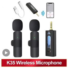 Microphone Bluetooth MINI MIMI K35 pour la boutonnière Lavalier sans fil