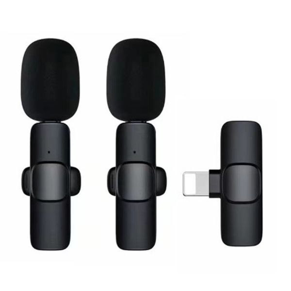 Microphone à revers Lavalier sans fil, Mini micro Portable pour enregistrement Audio et vidéo, pour iPhone, Android, diffusion en direct, pour téléphone de jeu