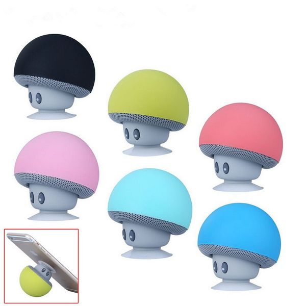Wireless Mini Bluetooth Speaker Portable Mushroom Waterproof Stereo with Mic Handfree Subwoofers for Mobile Phone iPhone Xiaomi Computer