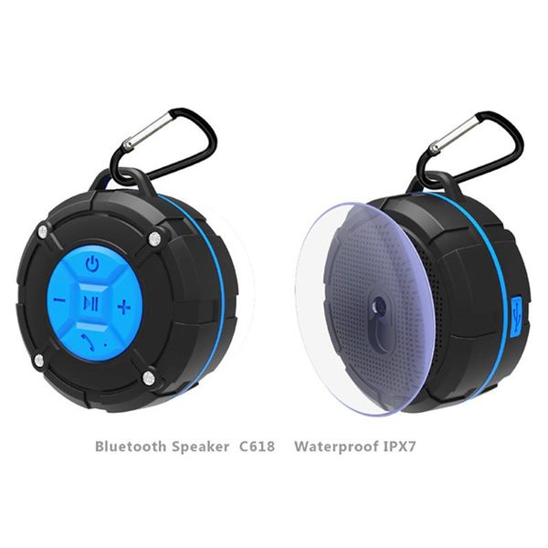 Mini haut-parleurs Bluetooth sans fil Subwoofer portable en surpoids Support stéréo multifonction Haut-parleur de carte TF pour téléphone intelligent et table Iphone