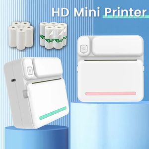 Mini imprimante de poche sans fil : imprimante thermique pour photos, étiquettes, notes, plus !