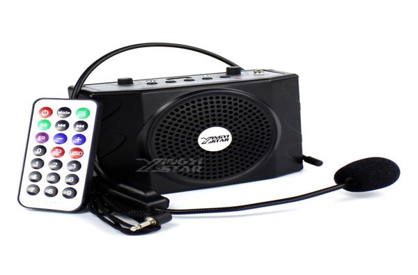 Mini altavoz inalámbrico, amplificador USB para exteriores, reproductor de música MP3, megáfono, Radio FM, altavoces portátiles, altavoz, auriculares Mic5885720