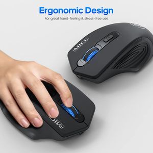 Ratón inalámbrico Bluetooth, ratón recargable para ordenador, ratón inalámbrico para juegos, ergonómico, silencioso, Usb, Gamer para ordenador portátil y Pc