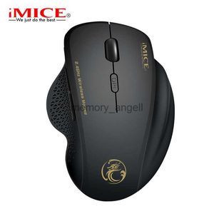 Souris sans fil Souris d'ordinateur ergonomique Gamer PC Mause optique avec récepteur USB 2,4 GHz Mini souris sans fil 1600 DPI pour ordinateur portable HKD230825