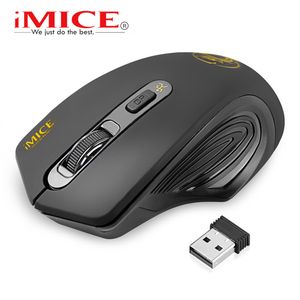 Souris sans fil usb souris silencieux ergonomique souris Ergonomic Mouse 2000 DPI optique montez joueur pour ordinateur portable