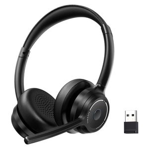 Casque Bluetooth sans fil à réduction de bruit pour iPhone et ordinateurs